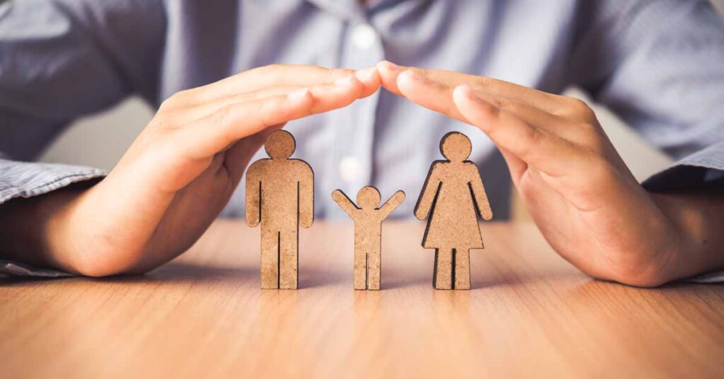 family protecting